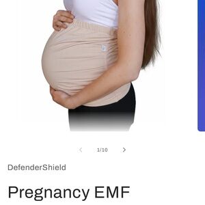 Beige Pregnancy EMF Protection Band